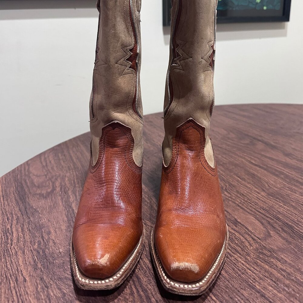 Vintage Frye Cowboy Boots Women's size 6.5B - Picture 5 of 13